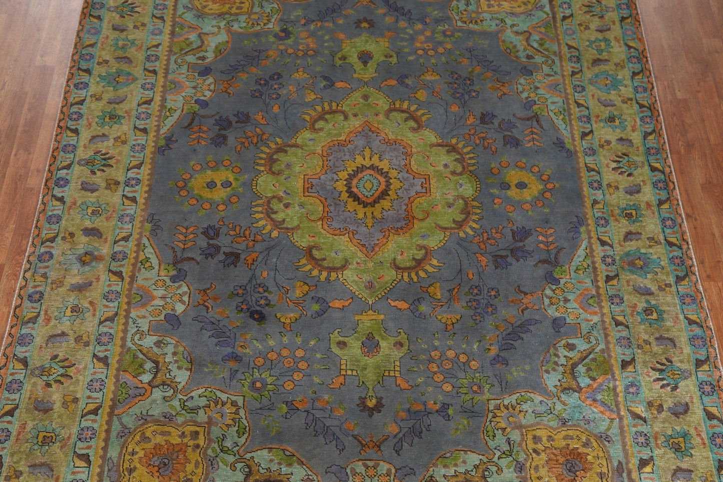 Over-Dyed Tabriz Persian Area Rug 8x11