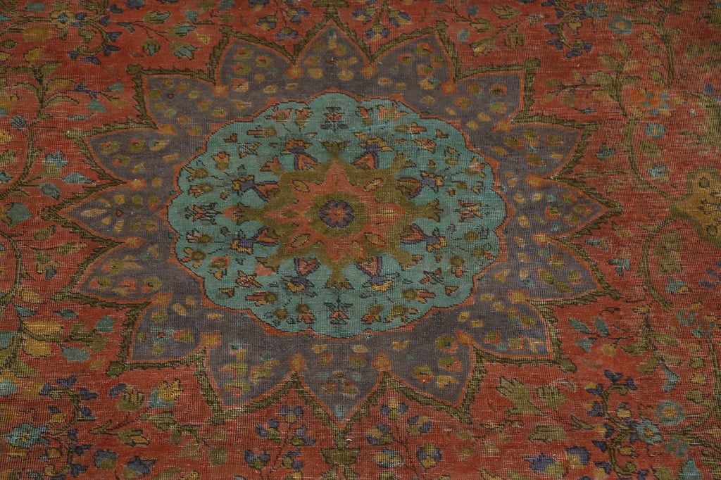 Over-Dyed Tabriz Persian Area Rug 8x12