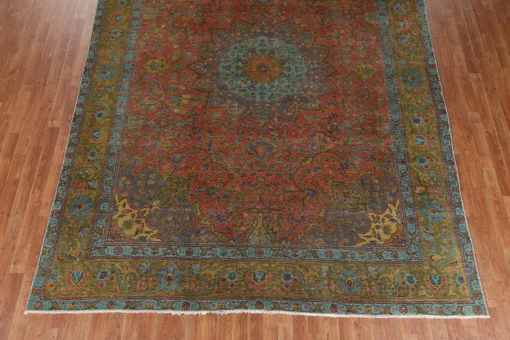 Over-Dyed Tabriz Persian Area Rug 8x12