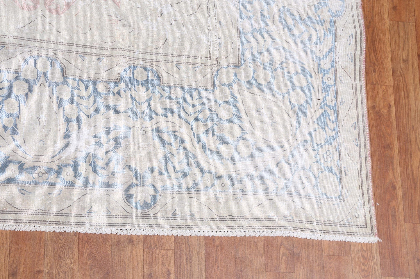 Distressed Kerman Persian Area Rug 10x13