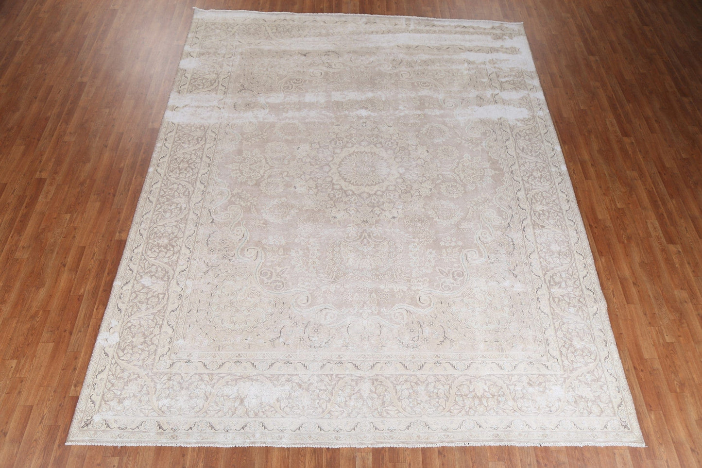 Distressed Kashan Persian Area Rug 10x12