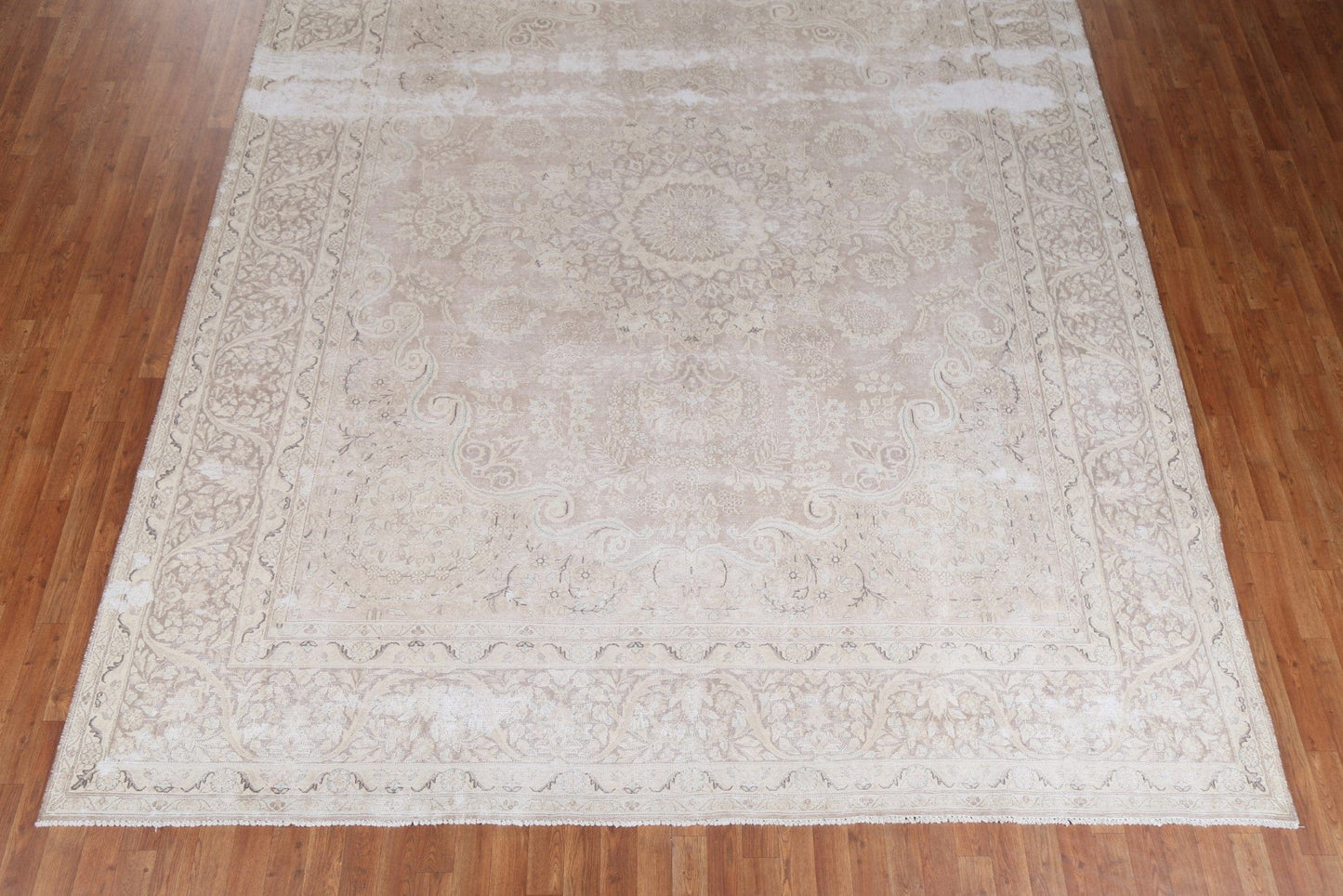 Distressed Kashan Persian Area Rug 10x12