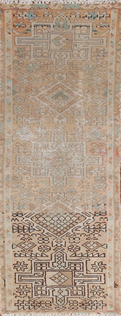 Hamedan Geometric Persian Runner Rug 2x6