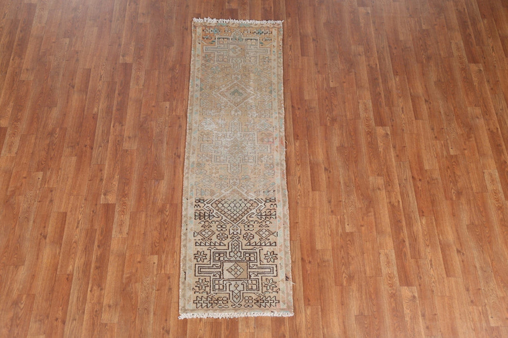 Hamedan Geometric Persian Runner Rug 2x6