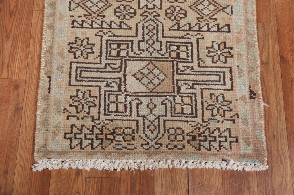 Hamedan Geometric Persian Runner Rug 2x6