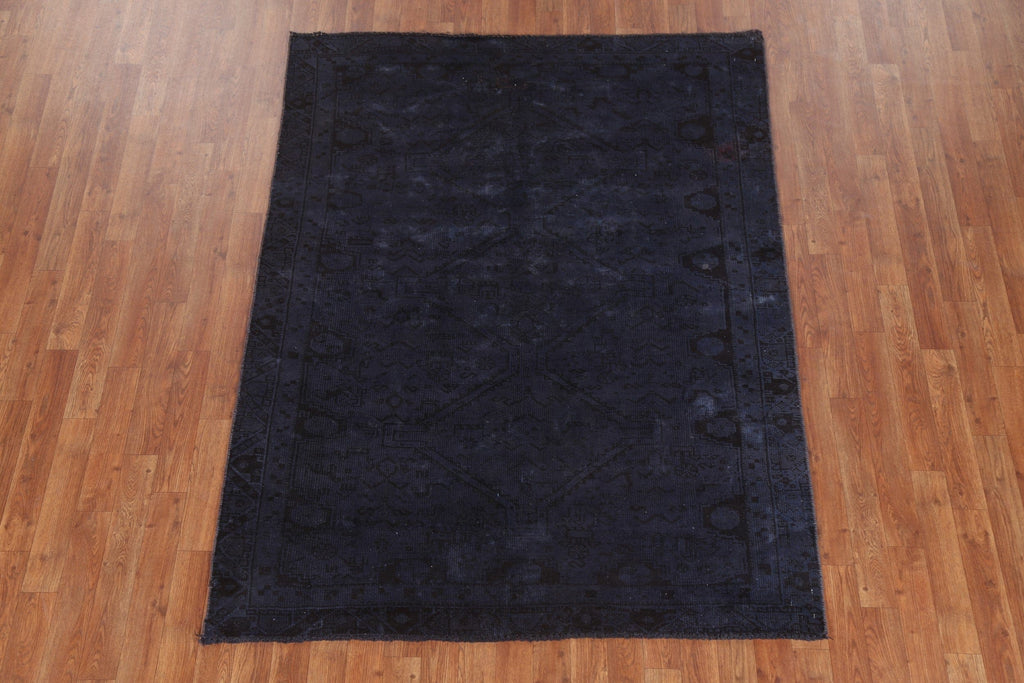 Over-Dyed Qashqai Persian Area Rug 5x6