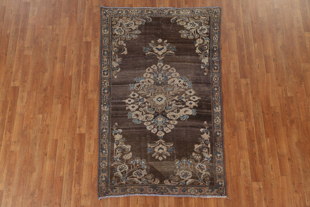 Handmade Wool Mahal Persian Area Rug 4x6