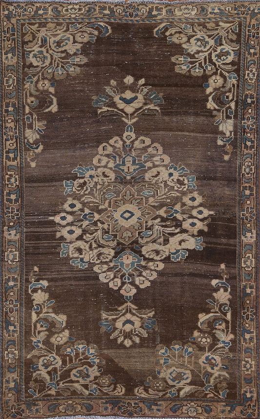 Handmade Wool Mahal Persian Area Rug 4x6