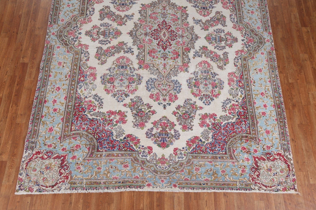 Handmade Wool Kerman Persian Area Rug 8x11