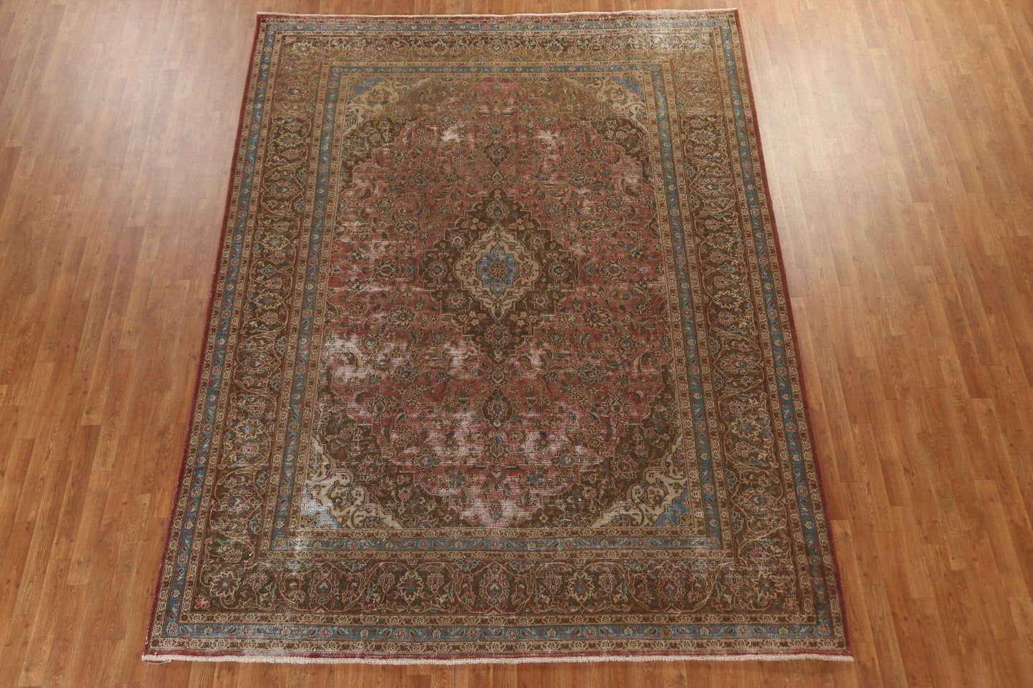 Handmade Wool Kashan Persian Area Rug 8x11