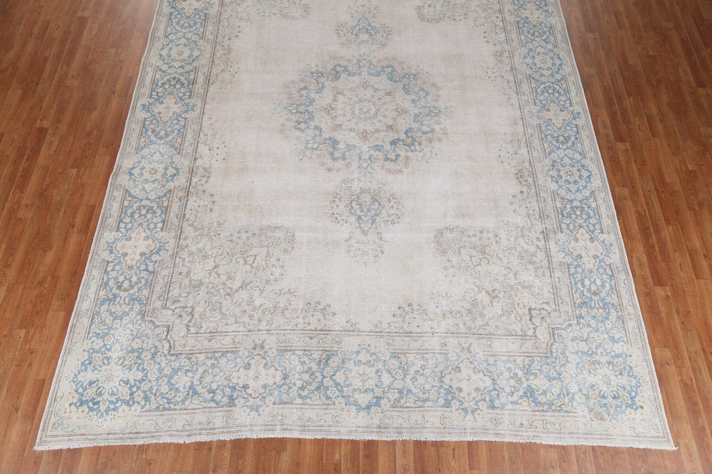 Vintage Wool Kerman Persian Area Rug 10x13