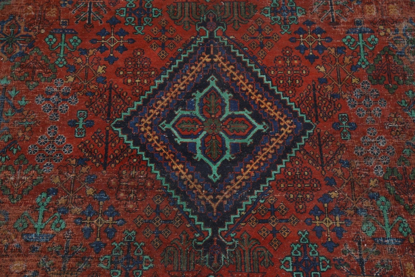 Geometric Wool Joshaghan Persian Area Rug 8x11