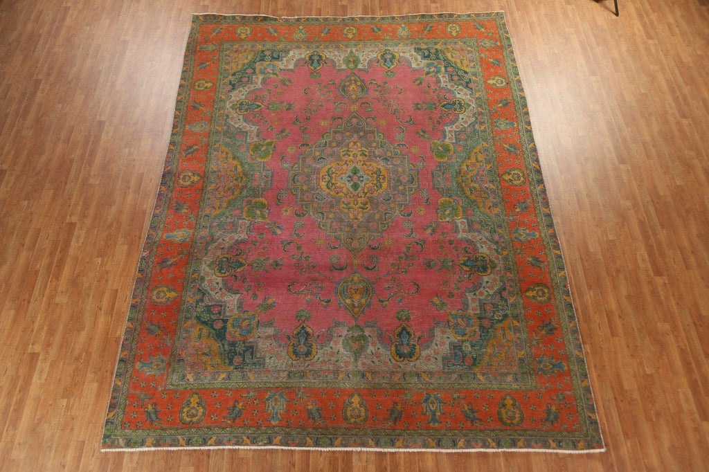 Handmade Wool Tabriz Persian Area Rug 10x13