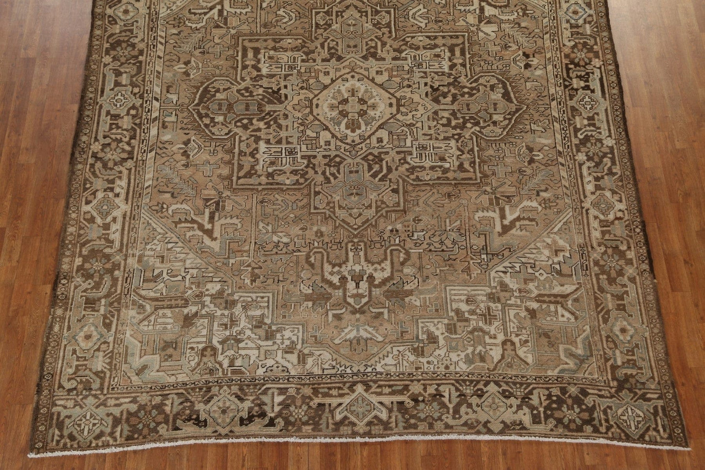 Geometric Heriz Persian Area Rug 9x11