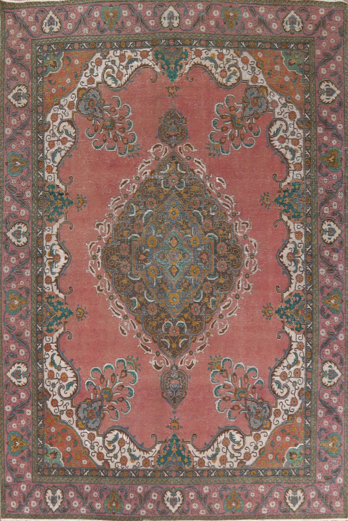 Handmade Wool Tabriz Persian Area Rug 9x12