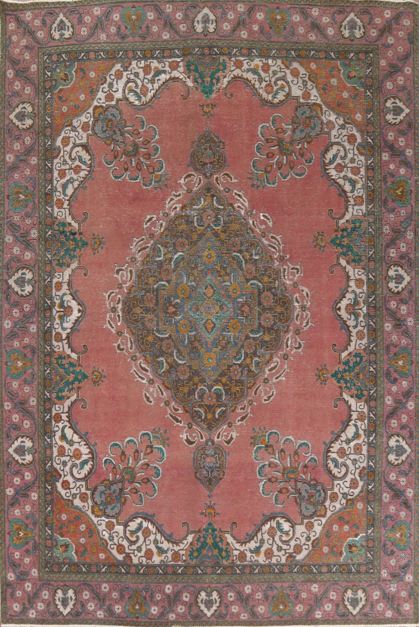 Handmade Wool Tabriz Persian Area Rug 9x12