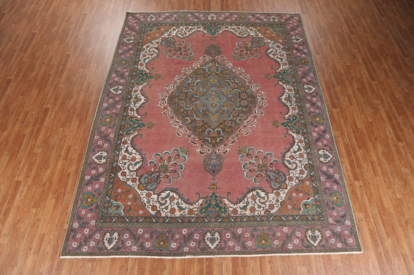 Handmade Wool Tabriz Persian Area Rug 9x12