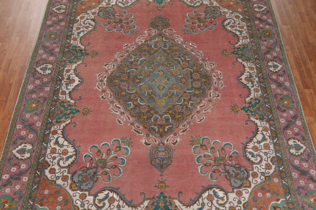 Handmade Wool Tabriz Persian Area Rug 9x12