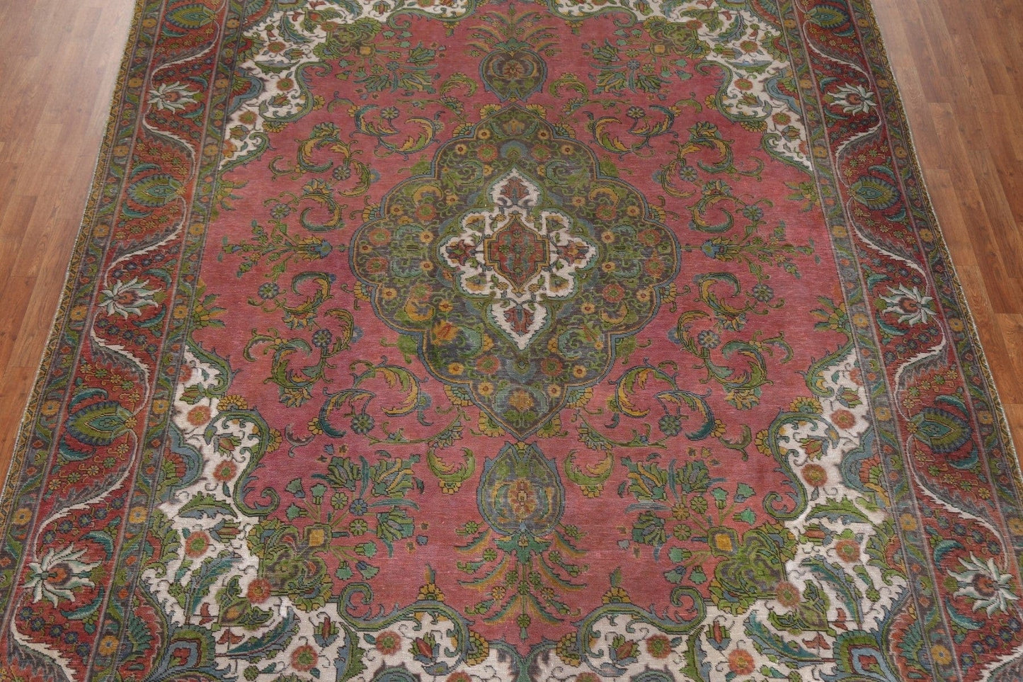 Hand-Knotted Wool Tabriz Persian Area Rug 9x13