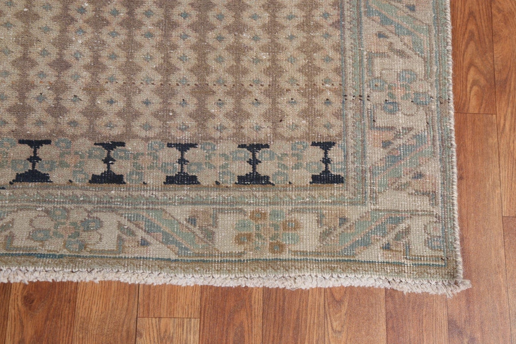 Vintage Wool Tabriz Persian Rug 4x13