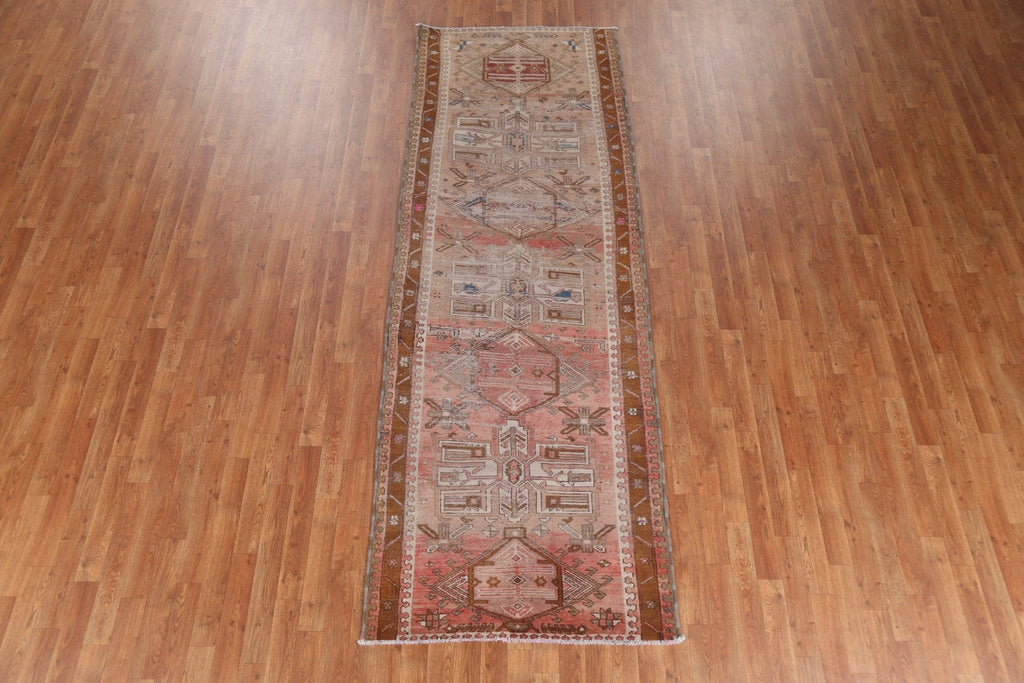 Geometric Ardebil Persian Runner Rug 3x10