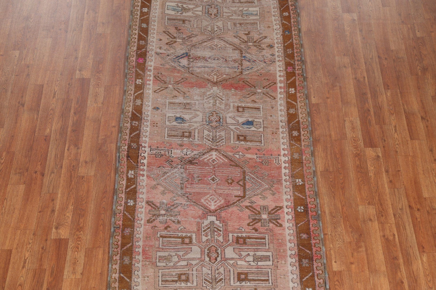 Geometric Ardebil Persian Runner Rug 3x10