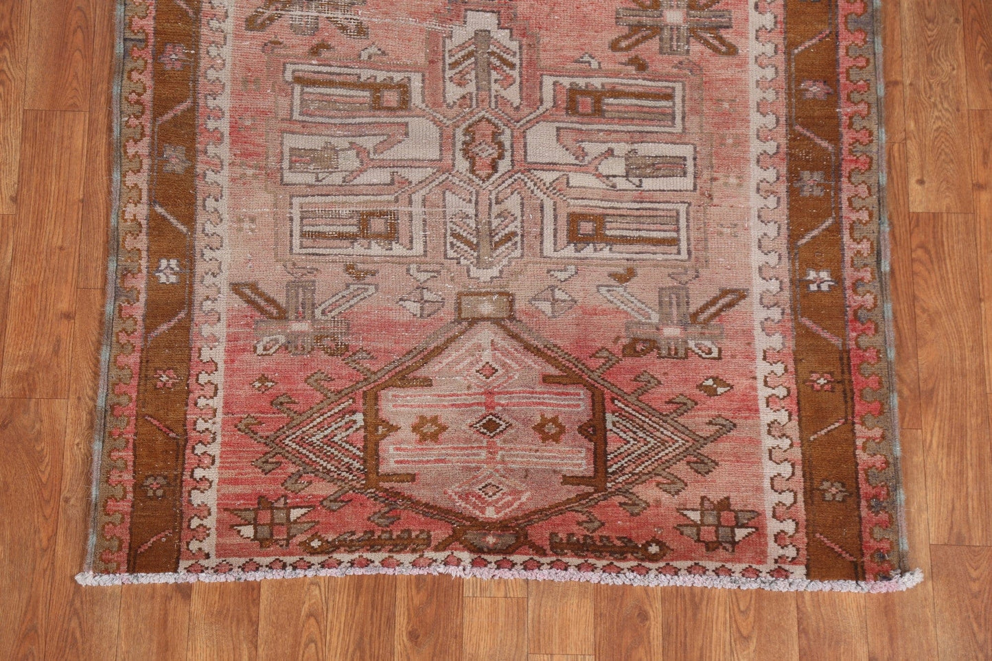 Geometric Ardebil Persian Runner Rug 3x10