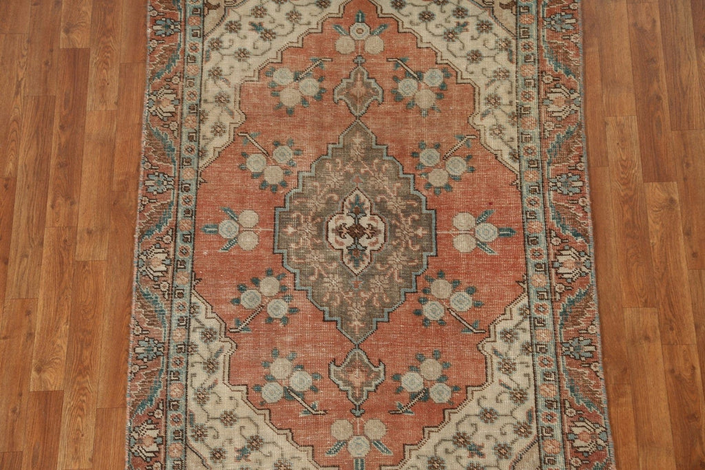 Geometric Wool Hamedan Persian Area Rug 4x6