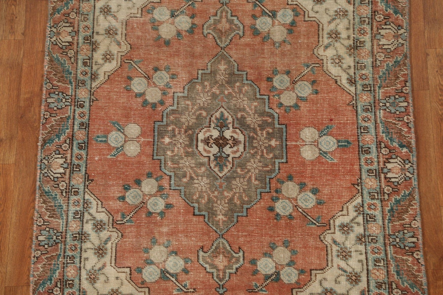 Geometric Wool Hamedan Persian Area Rug 4x6