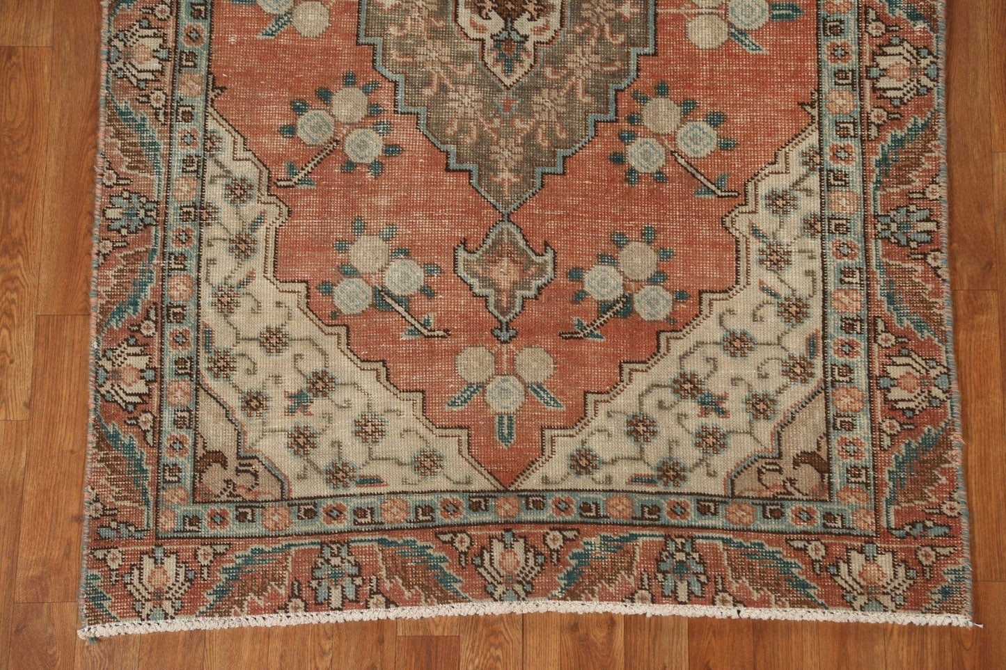 Geometric Wool Hamedan Persian Area Rug 4x6