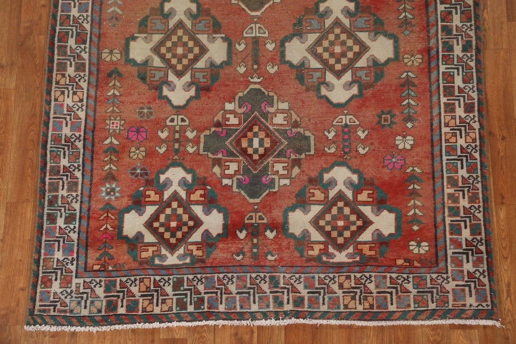 Handmade Wool Bakhtiari Persian Area Rug 5x9