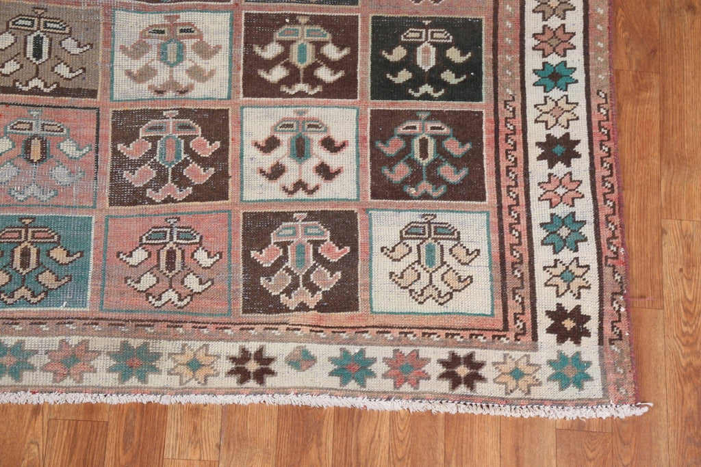 Vintage Geometric Bakhtiari Persian Area Rug 5x9