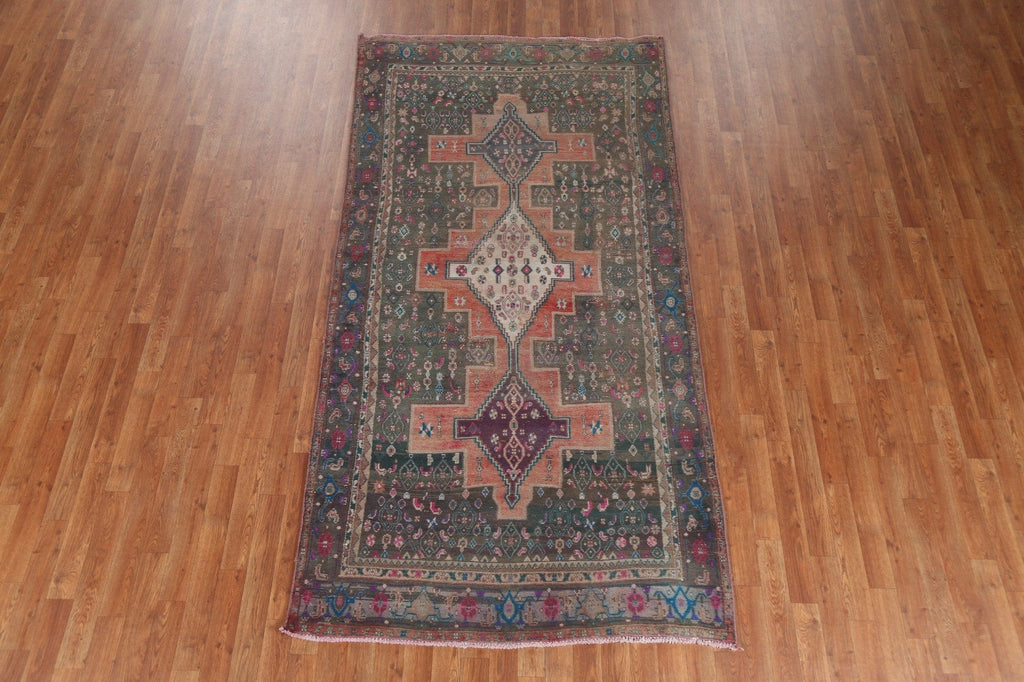 Tribal Geometric Shiraz Persian Area Rug 4x9