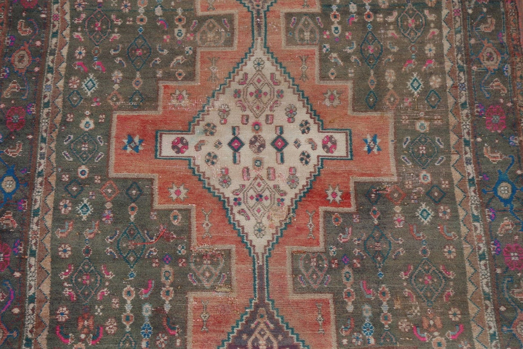 Tribal Geometric Shiraz Persian Area Rug 4x9