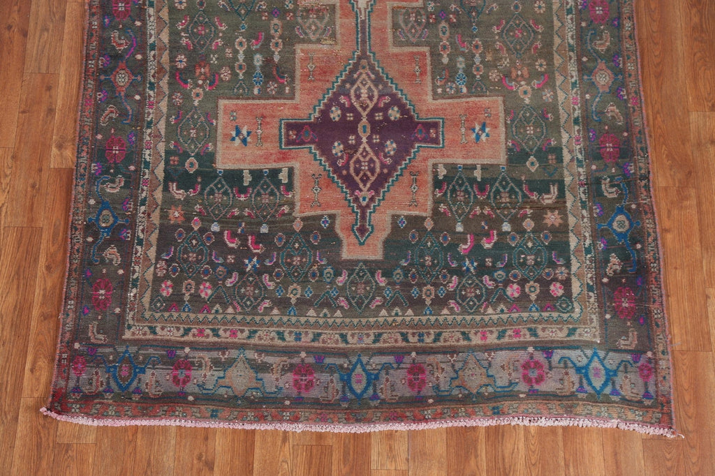 Tribal Geometric Shiraz Persian Area Rug 4x9