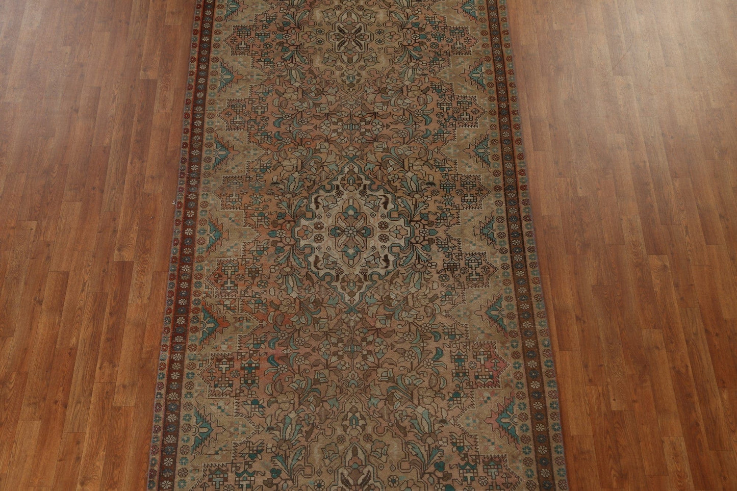 Handmade Wool Tabriz Persian Rug 5x13