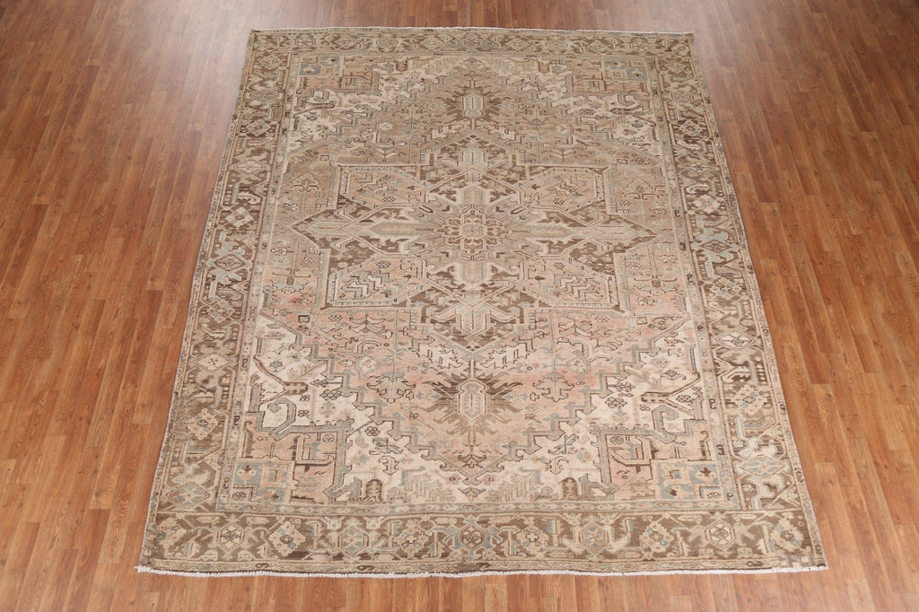 Geometric Heriz Persian Area Rug 8x10