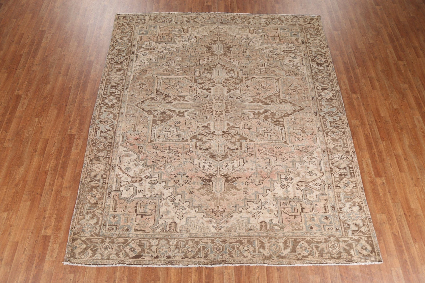 Geometric Heriz Persian Area Rug 8x10