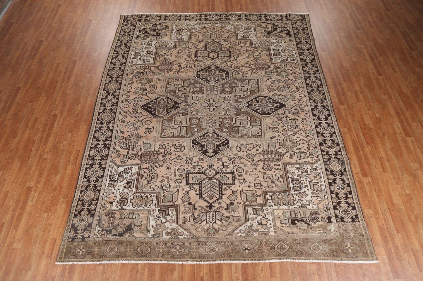 Geometric Heriz Persian Area Rug 10x12