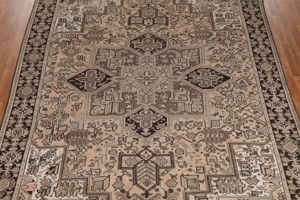 Geometric Heriz Persian Area Rug 10x12