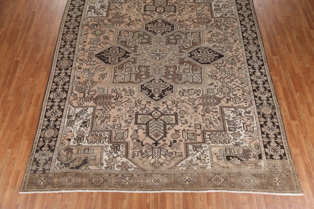 Geometric Heriz Persian Area Rug 10x12