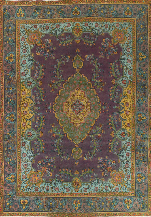 Handmade Wool Tabriz Persian Area Rug 9x12