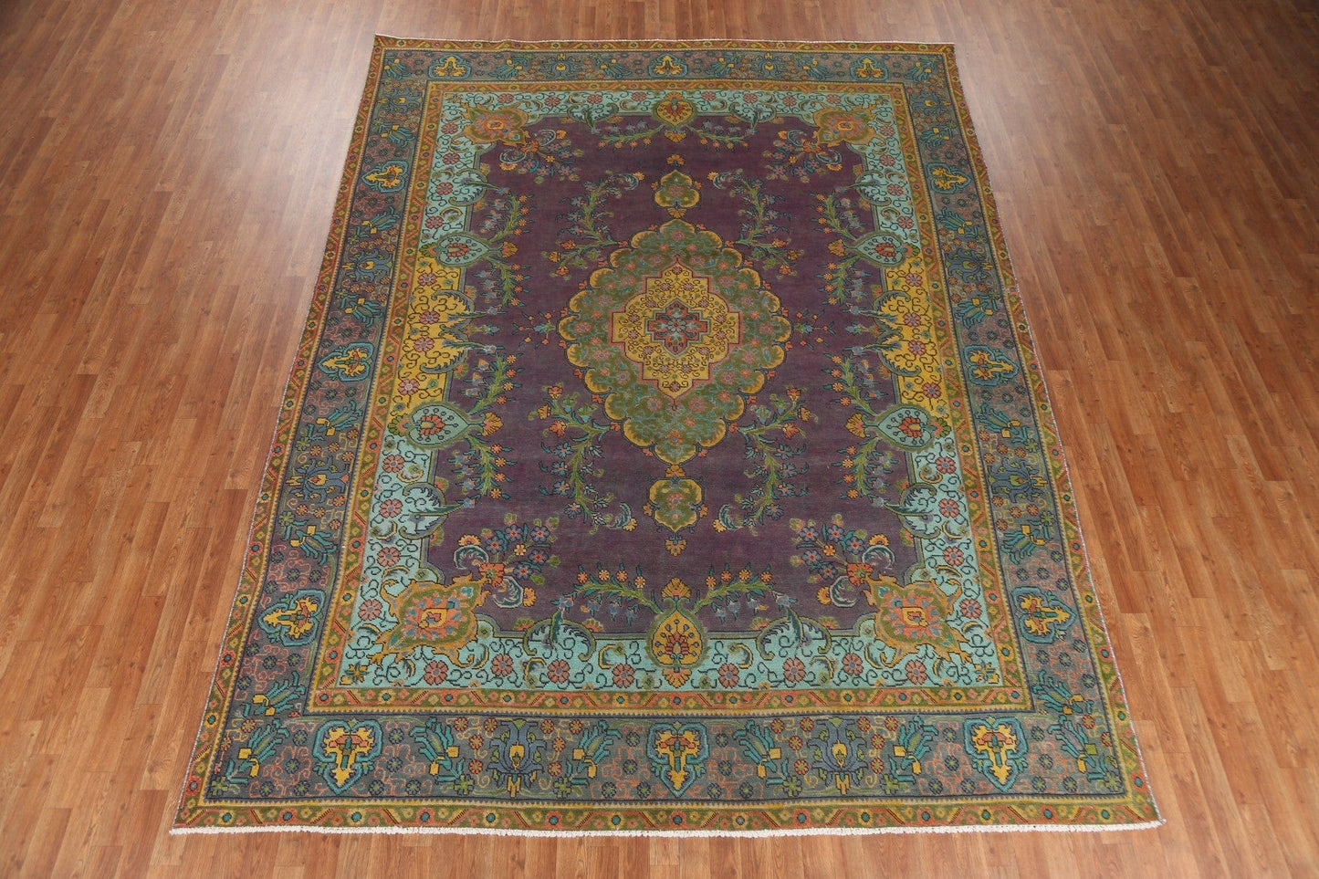 Handmade Wool Tabriz Persian Area Rug 9x12