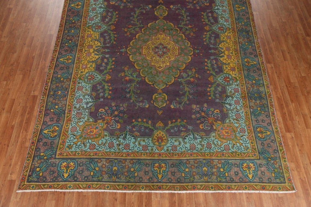 Handmade Wool Tabriz Persian Area Rug 9x12