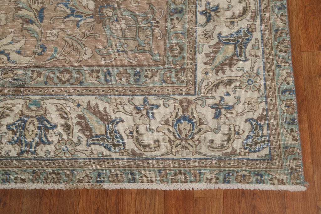 All-Over Floral Tabriz Persian Area Rug 8x12