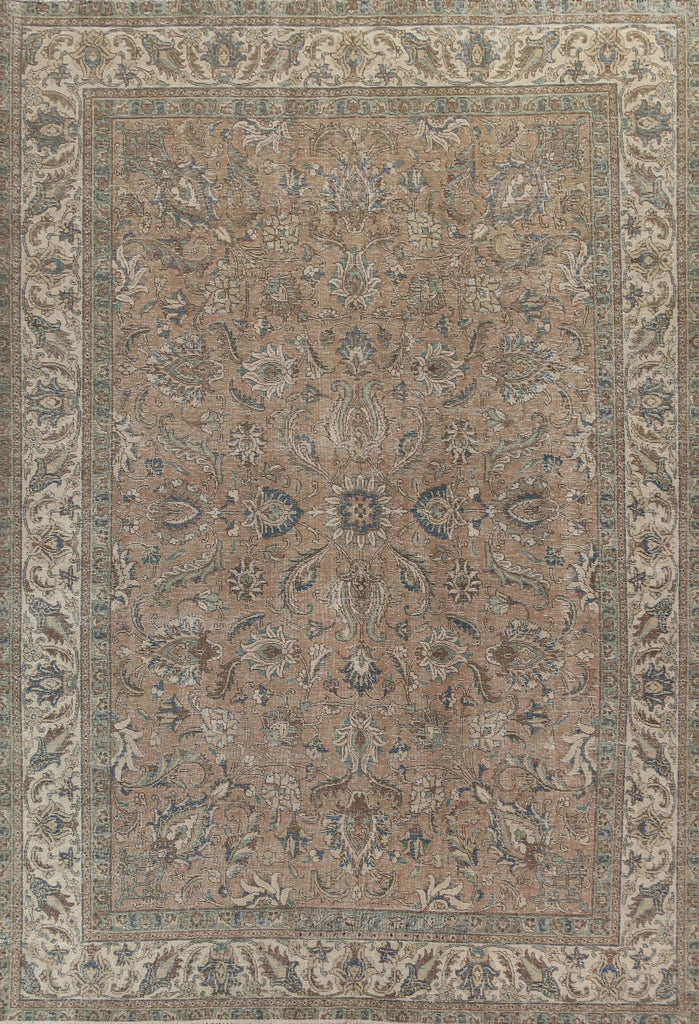 All-Over Floral Tabriz Persian Area Rug 8x12