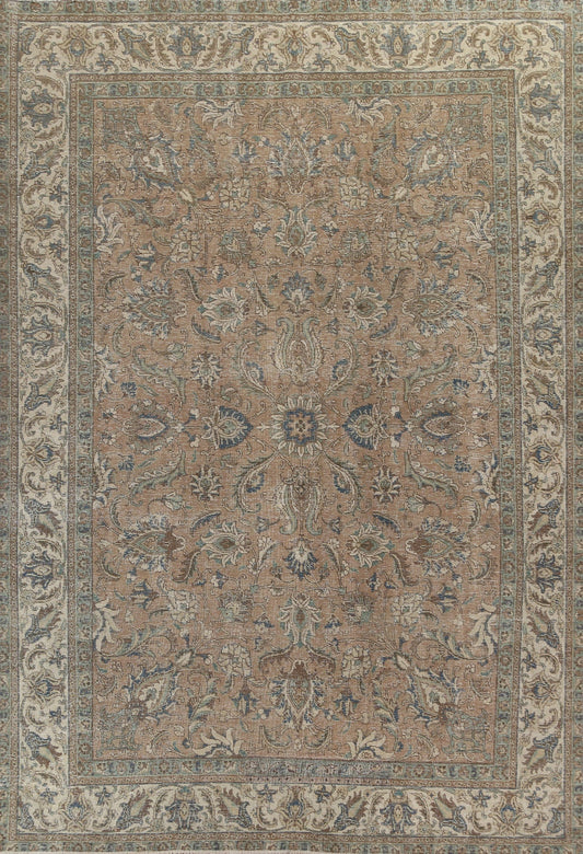 All-Over Floral Tabriz Persian Area Rug 8x12