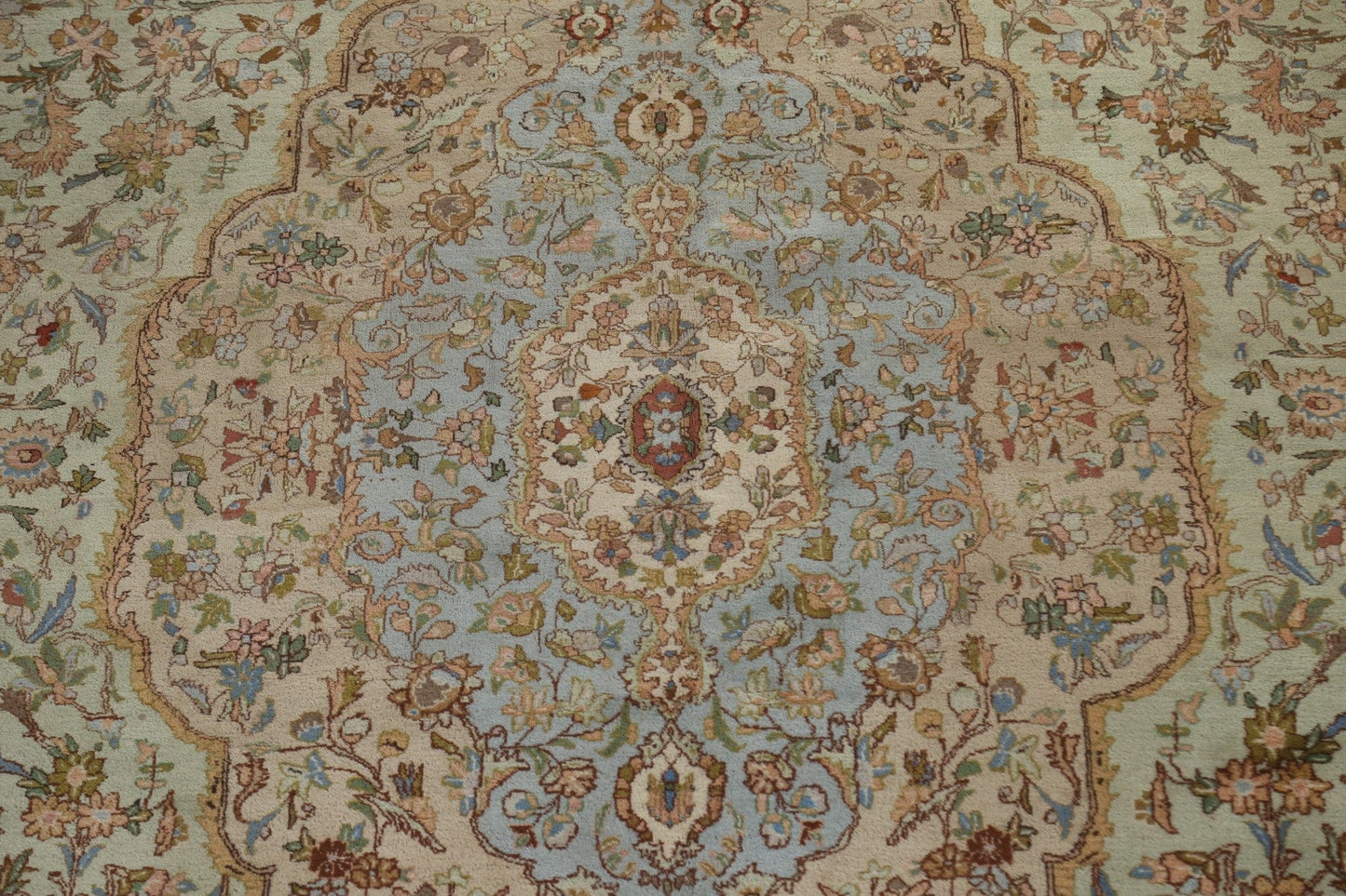 Vegetable Dye Tabriz Large Persian Rug 11x18