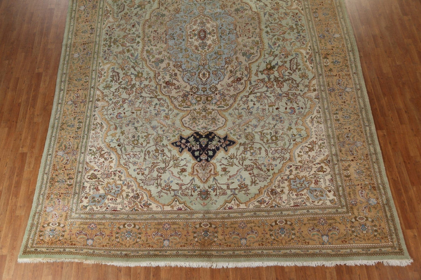 Vegetable Dye Tabriz Large Persian Rug 11x18