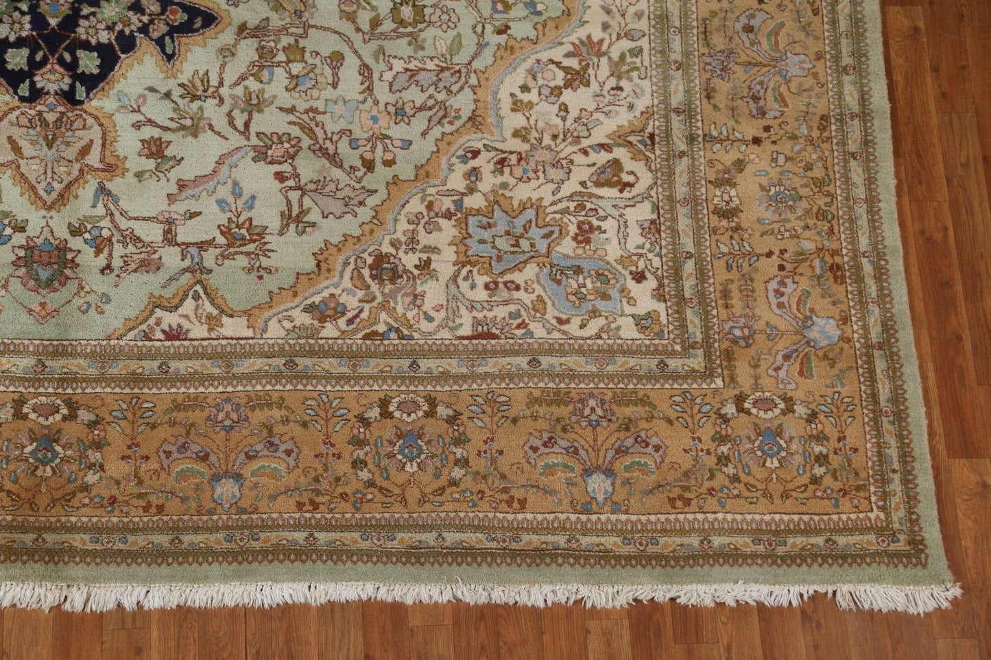 Vegetable Dye Tabriz Large Persian Rug 11x18